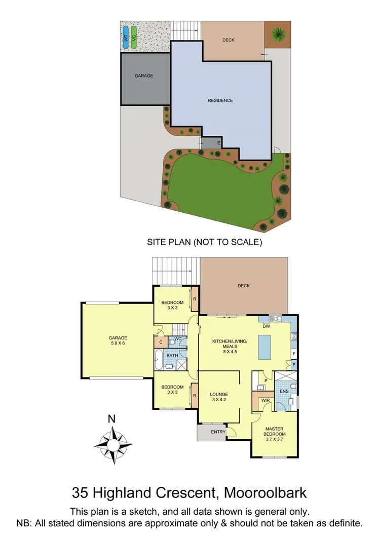 Floorplan of Homely unit listing, 35 Highland Crescent, Mooroolbark VIC 3138