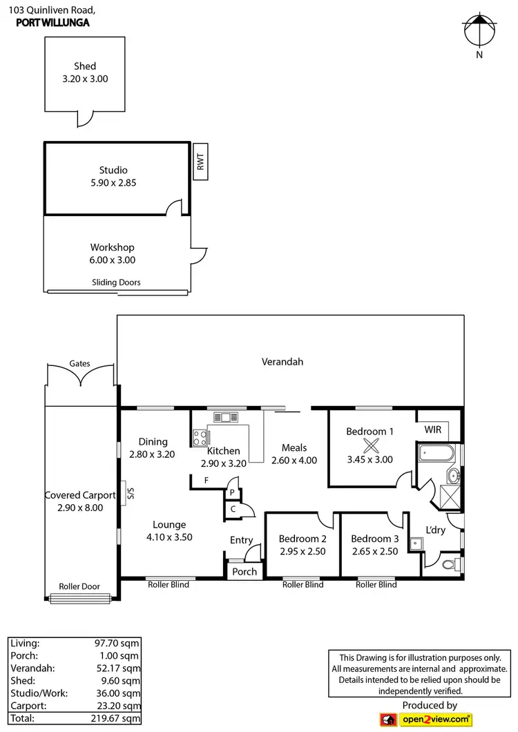 Floorplan of Homely house listing, 103 Quinliven Road, Port Willunga SA 5173