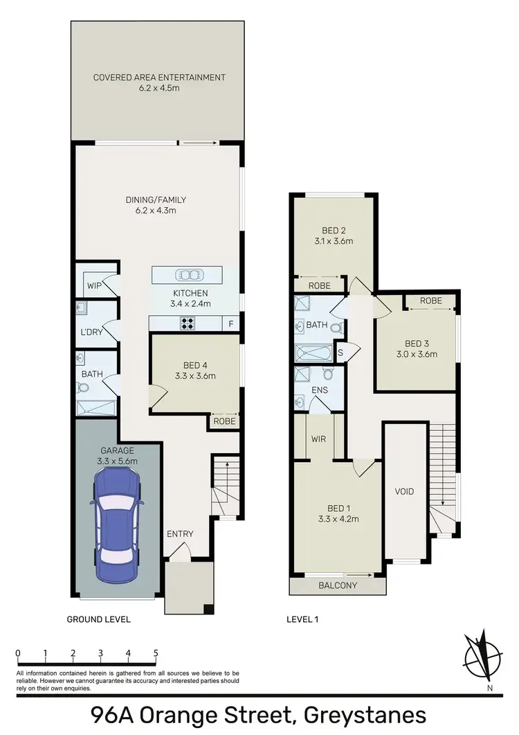 Floorplan of Homely house listing, 96A Orange Street, Greystanes NSW 2145