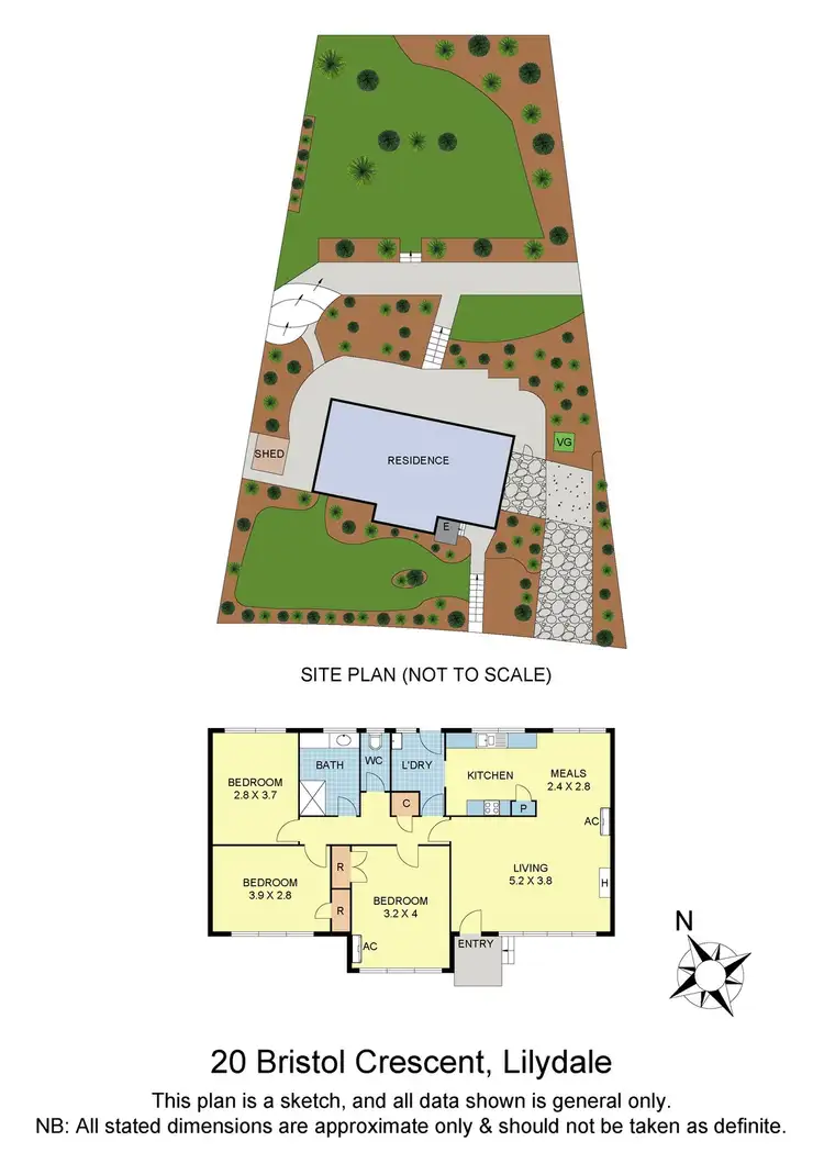Floorplan of Homely house listing, 20 Bristol Crescent, Lilydale VIC 3140
