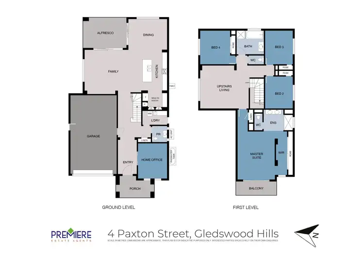 Floorplan of Homely house listing, 4 Paxton Street, Gledswood Hills NSW 2557