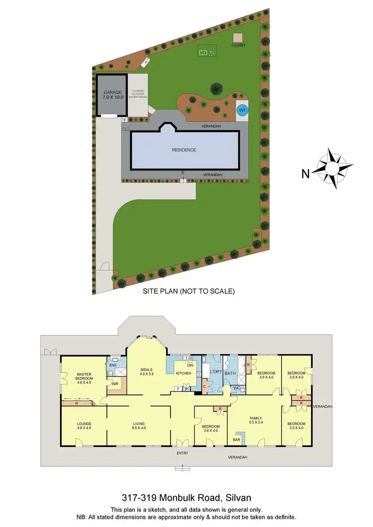 Floorplan of Homely house listing, 317-319 Monbulk Road, Silvan VIC 3795