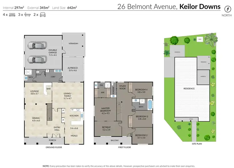 Floorplan of Homely house listing, 26 Belmont Avenue, Keilor Downs VIC 3038