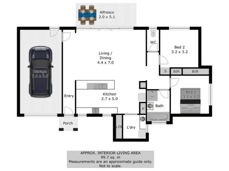 Floorplan of Homely unit listing, 4/17 Thorneycroft Avenue, Wodonga VIC 3690