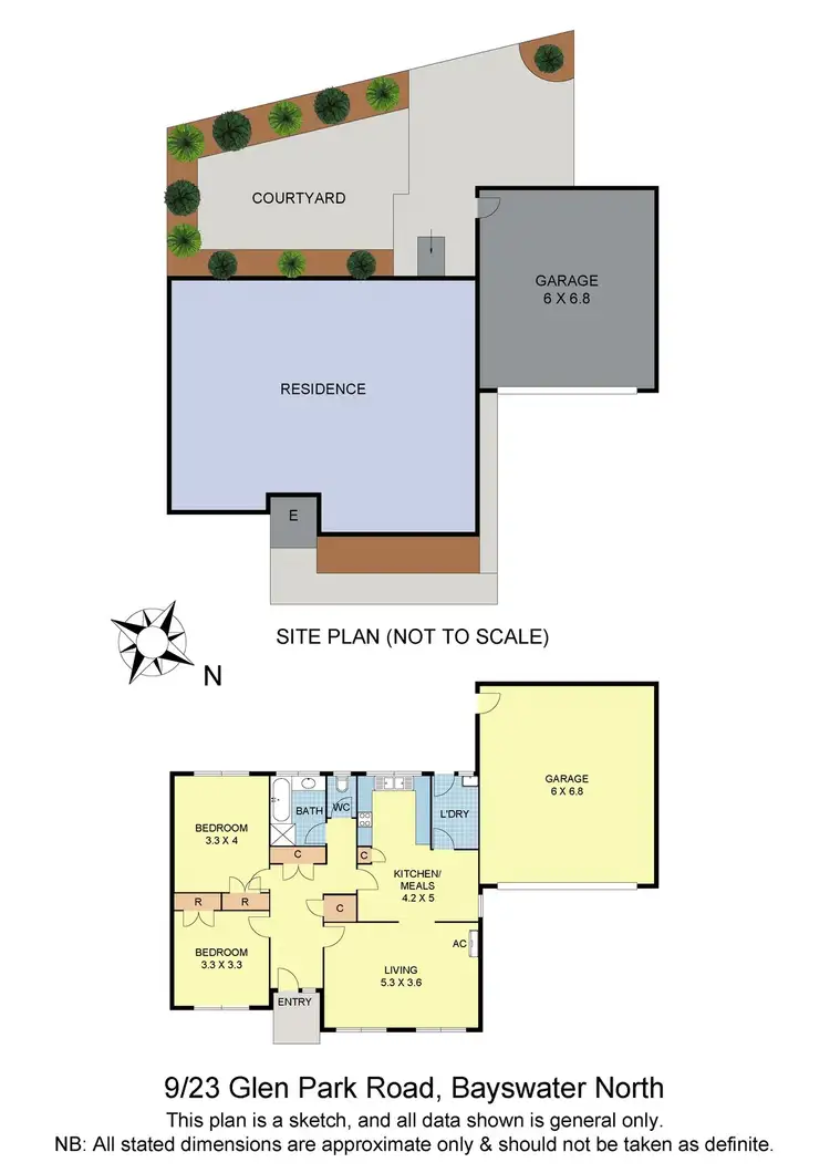 Floorplan of Homely unit listing, 9/23 Glen Park Road, Bayswater North VIC 3153