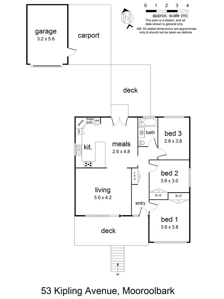 Floorplan of Homely house listing, 53 Kipling Avenue, Mooroolbark VIC 3138