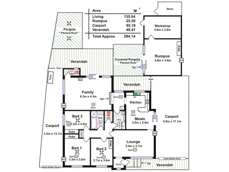 Floorplan of Homely house listing, 4 Marco Avenue, Ingle Farm SA 5098