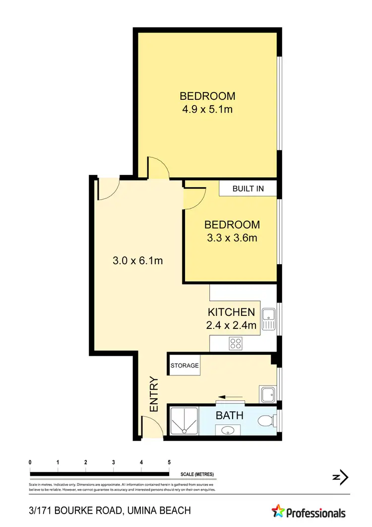 Floorplan of Homely unit listing, 3/171 Bourke Road, Umina Beach NSW 2257