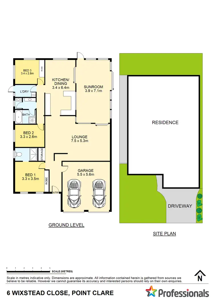 Floorplan of Homely house listing, 6 Wixstead Close, Point Clare NSW 2250