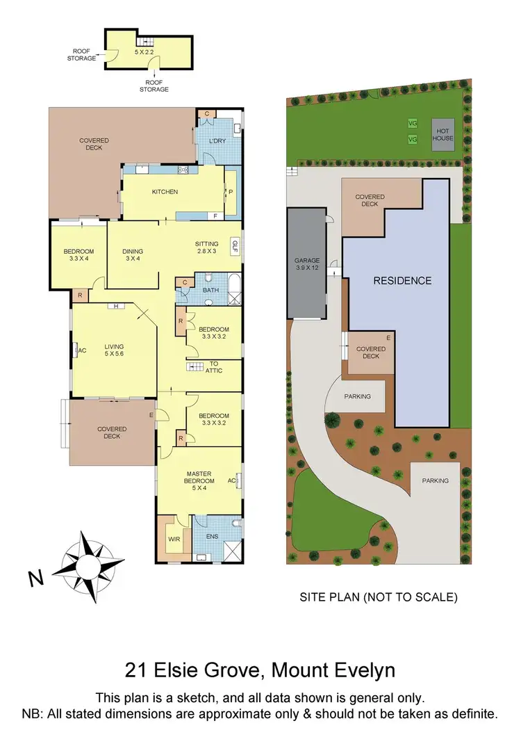 Floorplan of Homely house listing, 21 Elsie Grove, Mount Evelyn VIC 3796