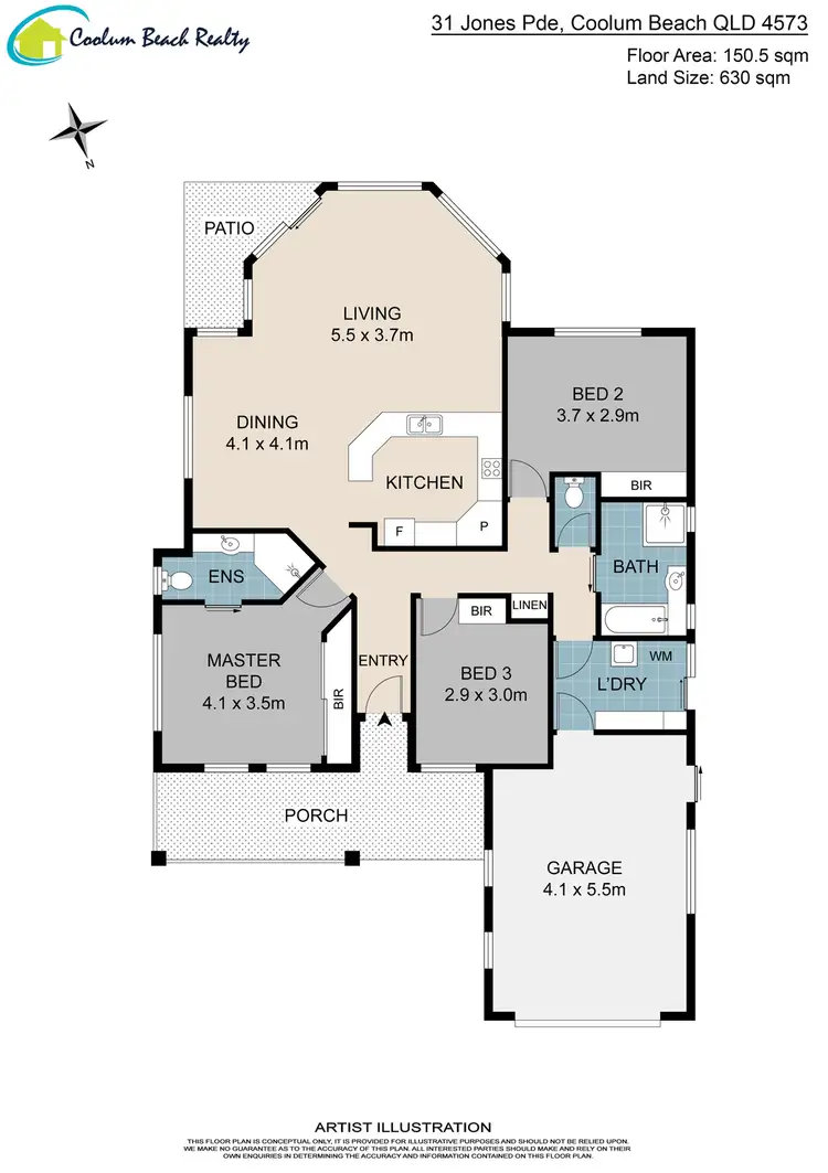 Floorplan of Homely house listing, 31. Jones Parade, Coolum Beach QLD 4573