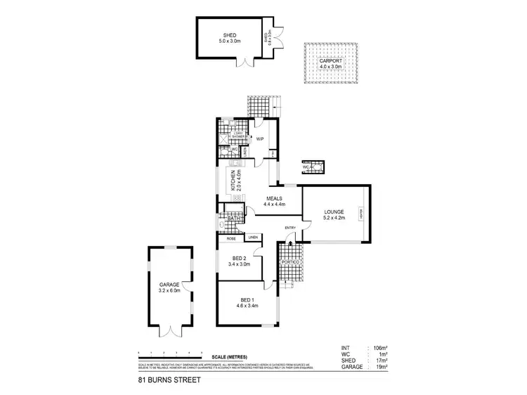 Floorplan of Homely house listing, 81 Burns Street, Maryborough VIC 3465