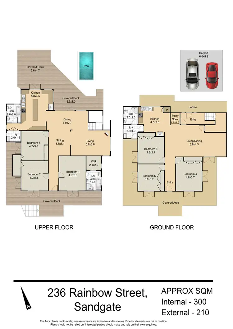 Floorplan of Homely house listing, 236 Rainbow Street, Sandgate QLD 4017
