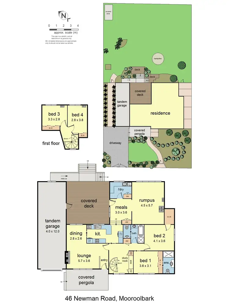 Floorplan of Homely house listing, 46 Newman Road, Mooroolbark VIC 3138
