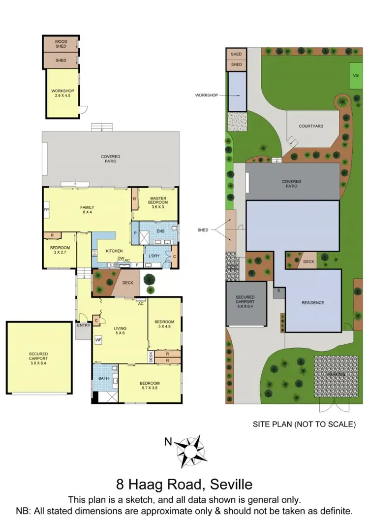 Floorplan of Homely house listing, 8 Haag Road, Seville VIC 3139