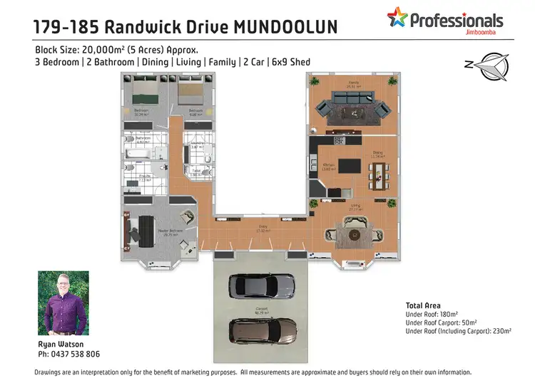 Floorplan of Homely house listing, 179-185 Randwick Drive, Mundoolun QLD 4285