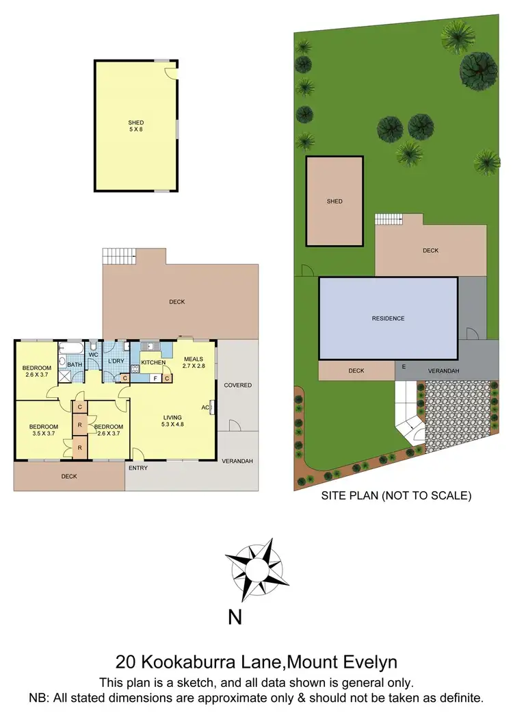 Floorplan of Homely house listing, 20 Kookaburra Lane, Mount Evelyn VIC 3796