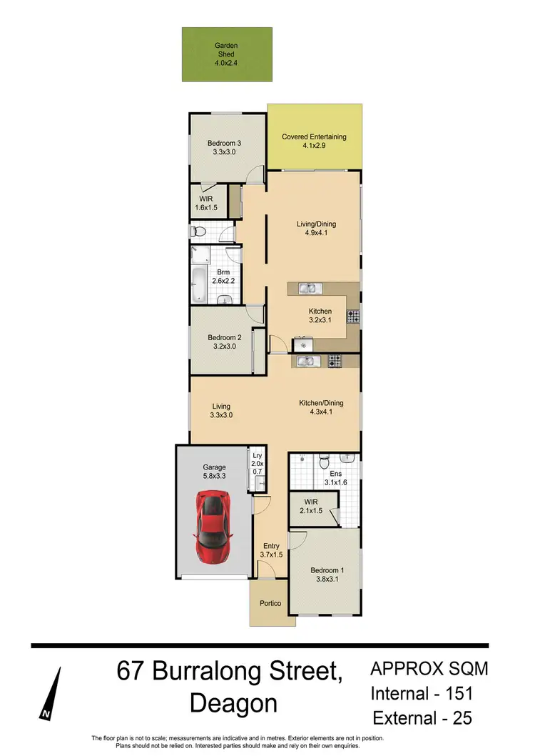 Floorplan of Homely house listing, 67 Burralong Street, Deagon QLD 4017