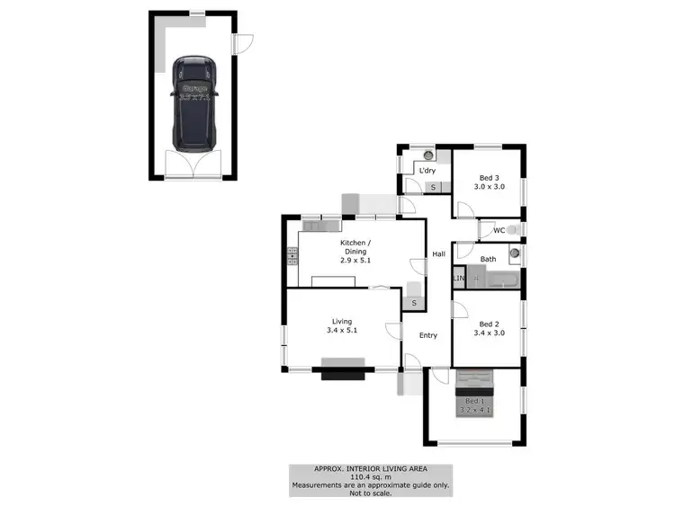 Floorplan of Homely house listing, 28 Meehan Street, Rutherglen VIC 3685