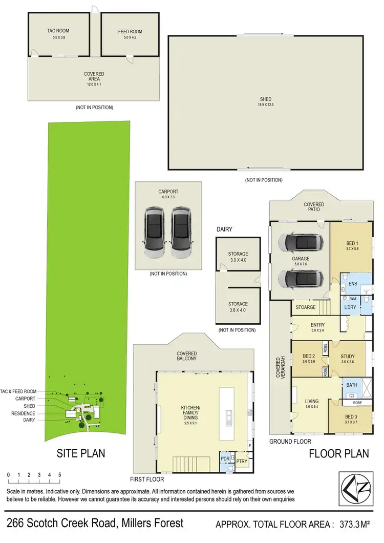 Floorplan of Homely rural property listing, 266 Scotch Creek Road, Millers Forest NSW 2324