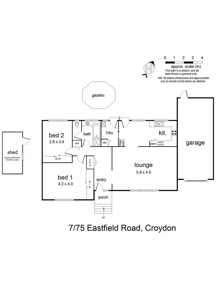 Floorplan of Homely unit listing, 7/75 Eastfield Road, Croydon VIC 3136