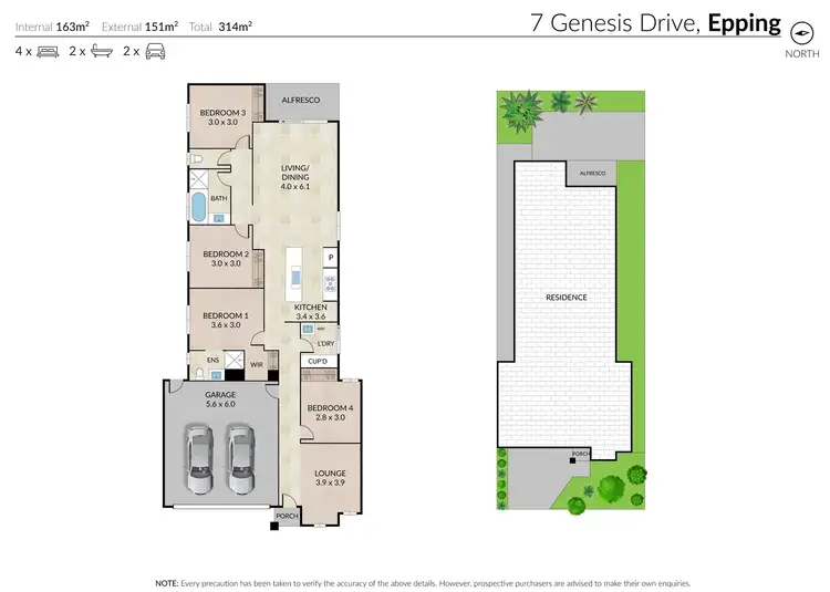 Floorplan of Homely house listing, 7 Genesis Drive, Epping VIC 3076