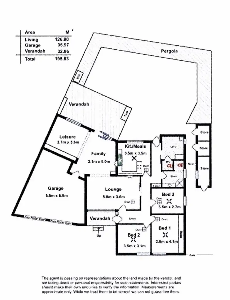 Floorplan of Homely house listing, 5 Mataro Avenue, Ingle Farm SA 5098