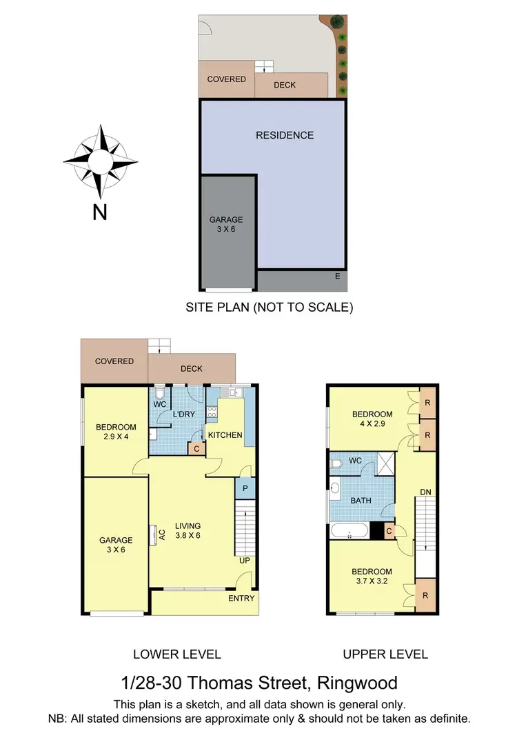Floorplan of Homely townhouse listing, 1/28-30 Thomas Street, Ringwood VIC 3134
