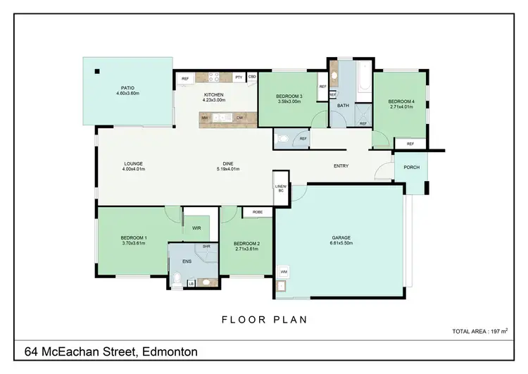 Floorplan of Homely house listing, 64 McEachan Street, Edmonton QLD 4869