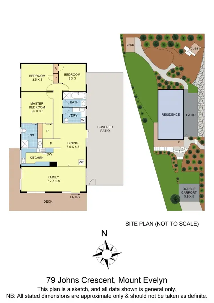 Floorplan of Homely house listing, 79 Johns Crescent, Mount Evelyn VIC 3796