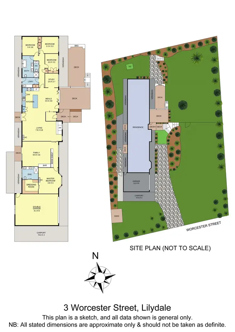 Floorplan of Homely house listing, 3 Worcester Street, Lilydale VIC 3140
