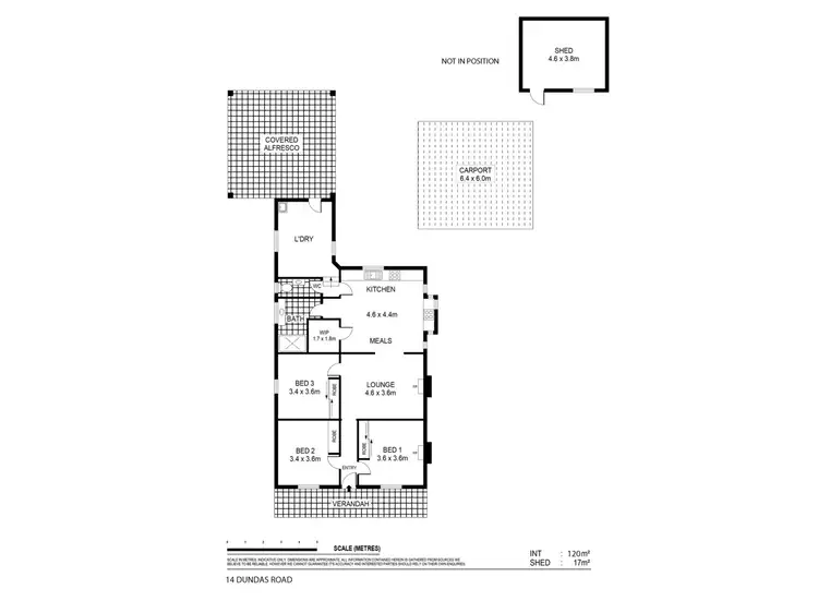 Floorplan of Homely house listing, 14 Dundas Road, Maryborough VIC 3465