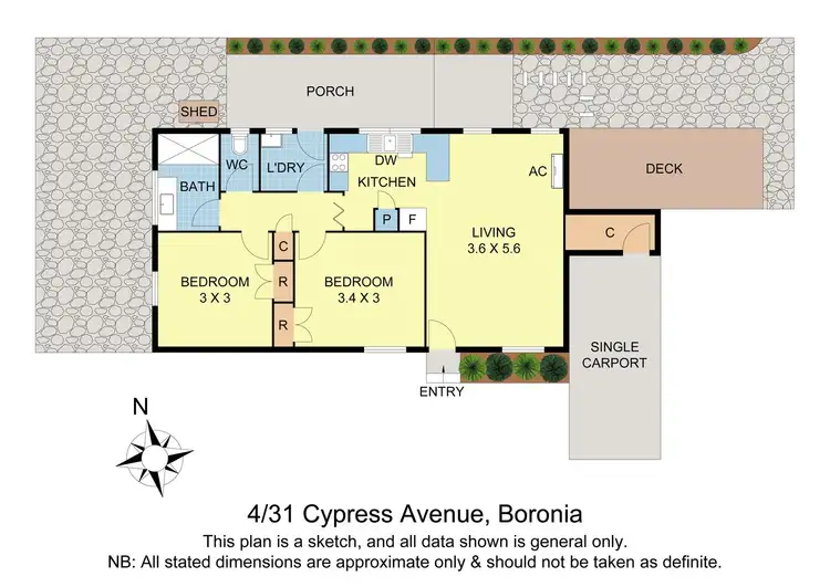 Floorplan of Homely unit listing, 4/31 Cypress Avenue, Boronia VIC 3155