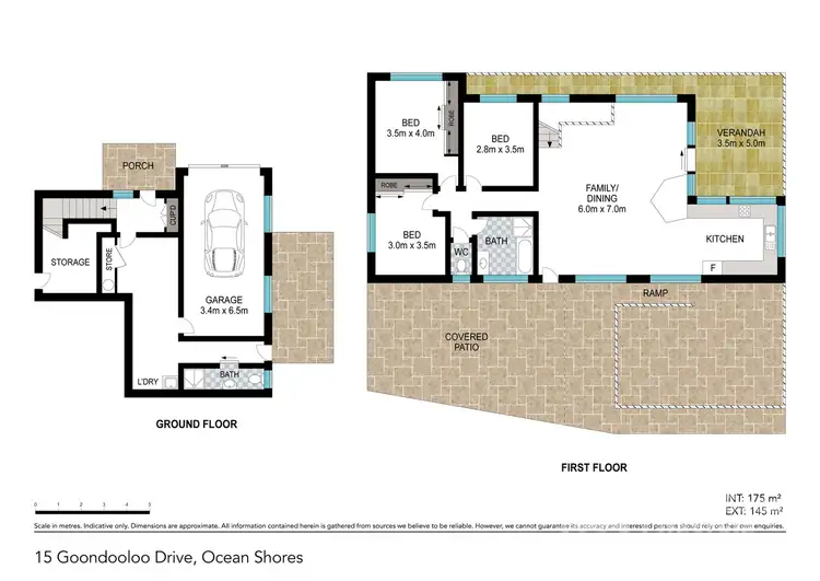Floorplan of Homely house listing, 15 Goondooloo Drive, Ocean Shores NSW 2483