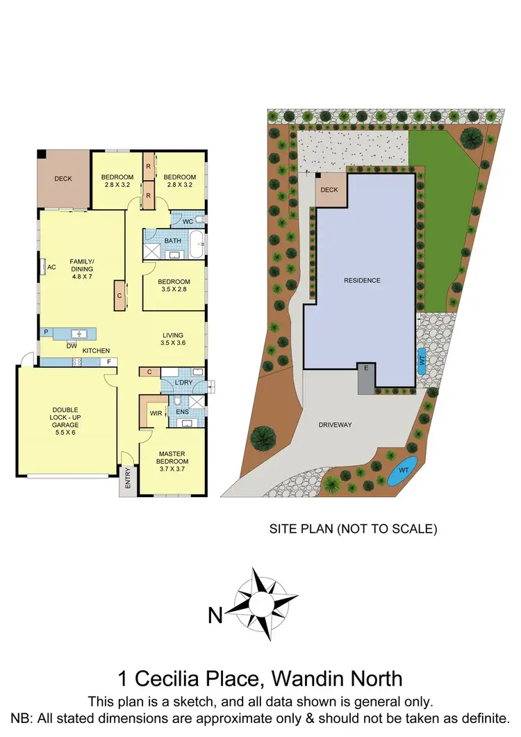 Floorplan of Homely house listing, 1 Cecilia Place, Wandin North VIC 3139