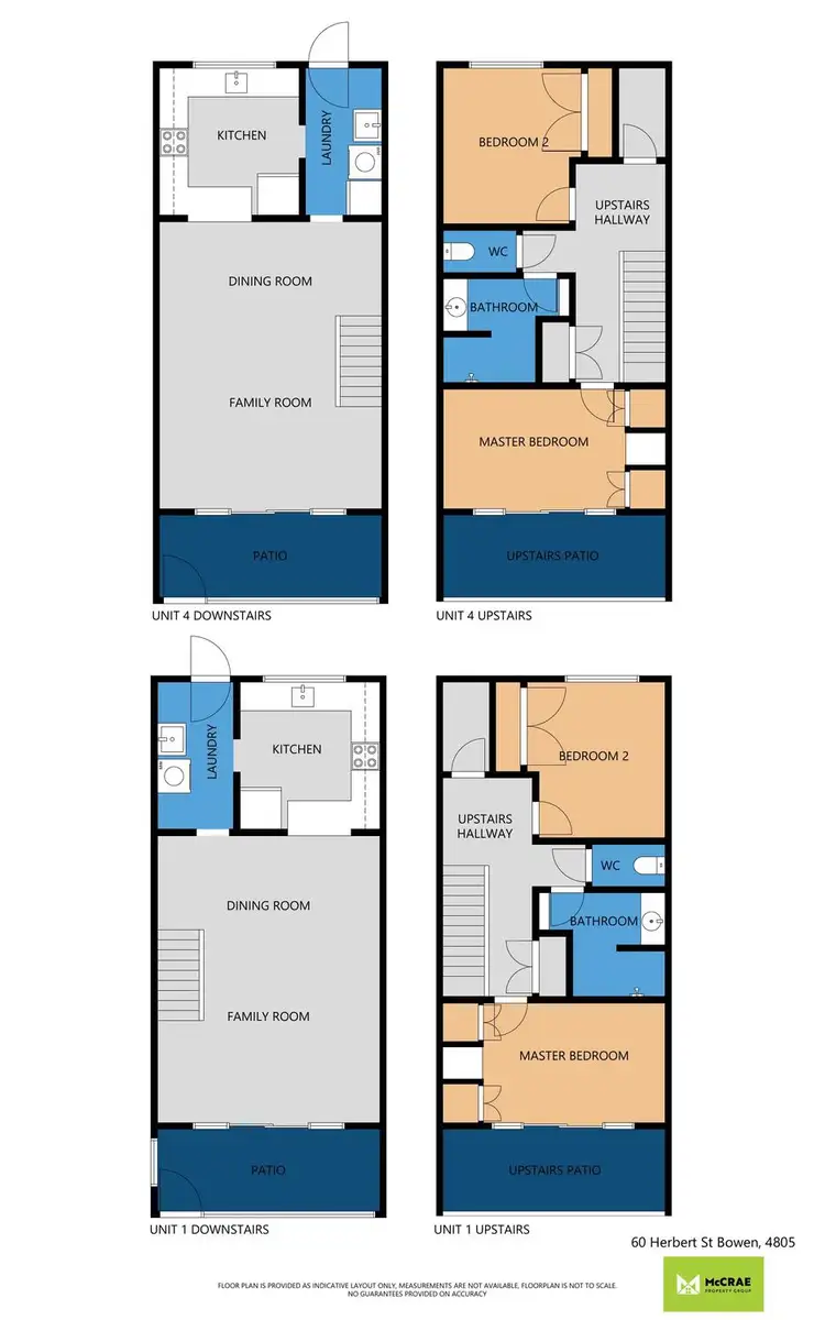 Floorplan of Homely unit listing, 4/60 Herbert Street, Bowen QLD 4805