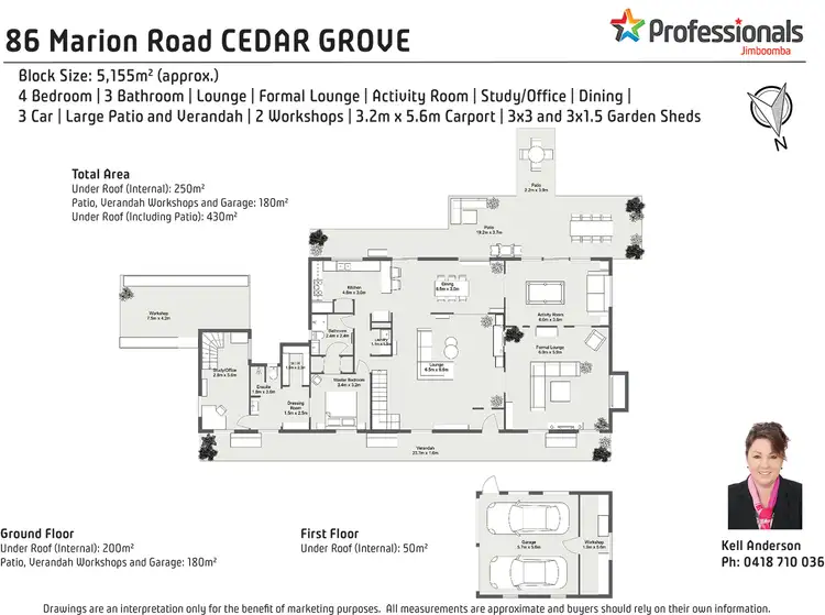 Floorplan of Homely house listing, 86-88 Marion Road, Cedar Grove QLD 4285