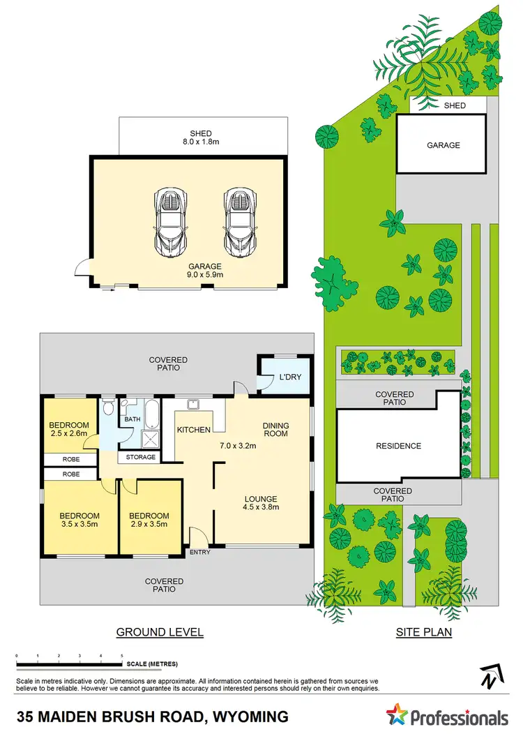 Floorplan of Homely house listing, 35 Maidens Brush Road, Wyoming NSW 2250