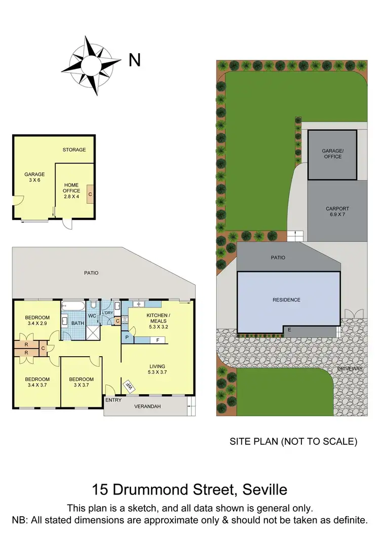 Floorplan of Homely house listing, 15 Drummond Road, Seville VIC 3139