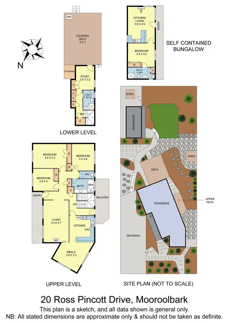 Floorplan of Homely house listing, 20 Ross Pincott Drive, Mooroolbark VIC 3138