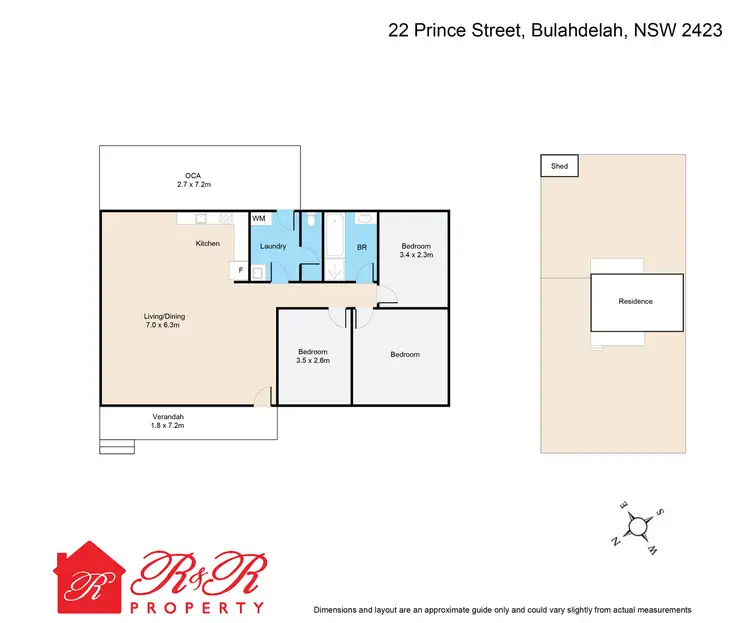 Floorplan of Homely house listing, 22 Prince Street, Bulahdelah NSW 2423