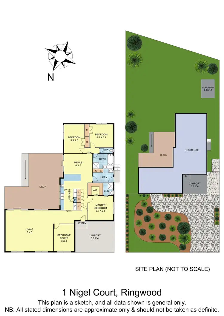 Floorplan of Homely house listing, 1 Nigel Court, Ringwood VIC 3134
