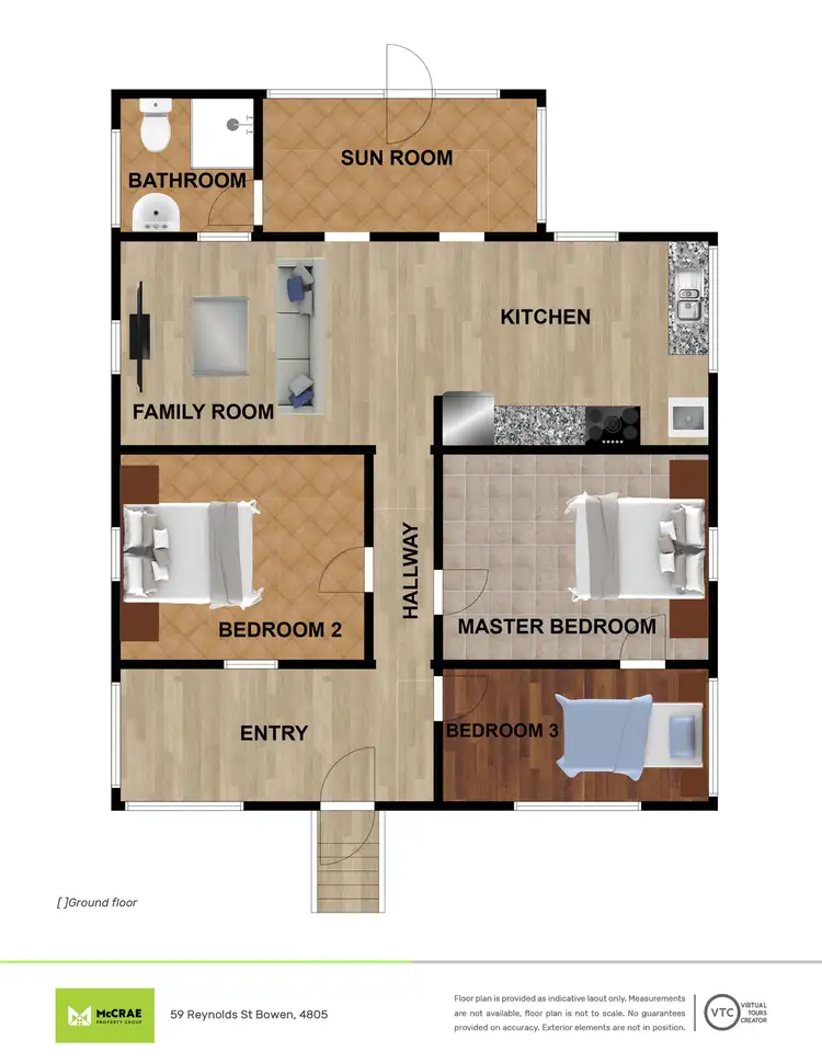 Floorplan of Homely house listing, 59 Reynolds Street, Bowen QLD 4805
