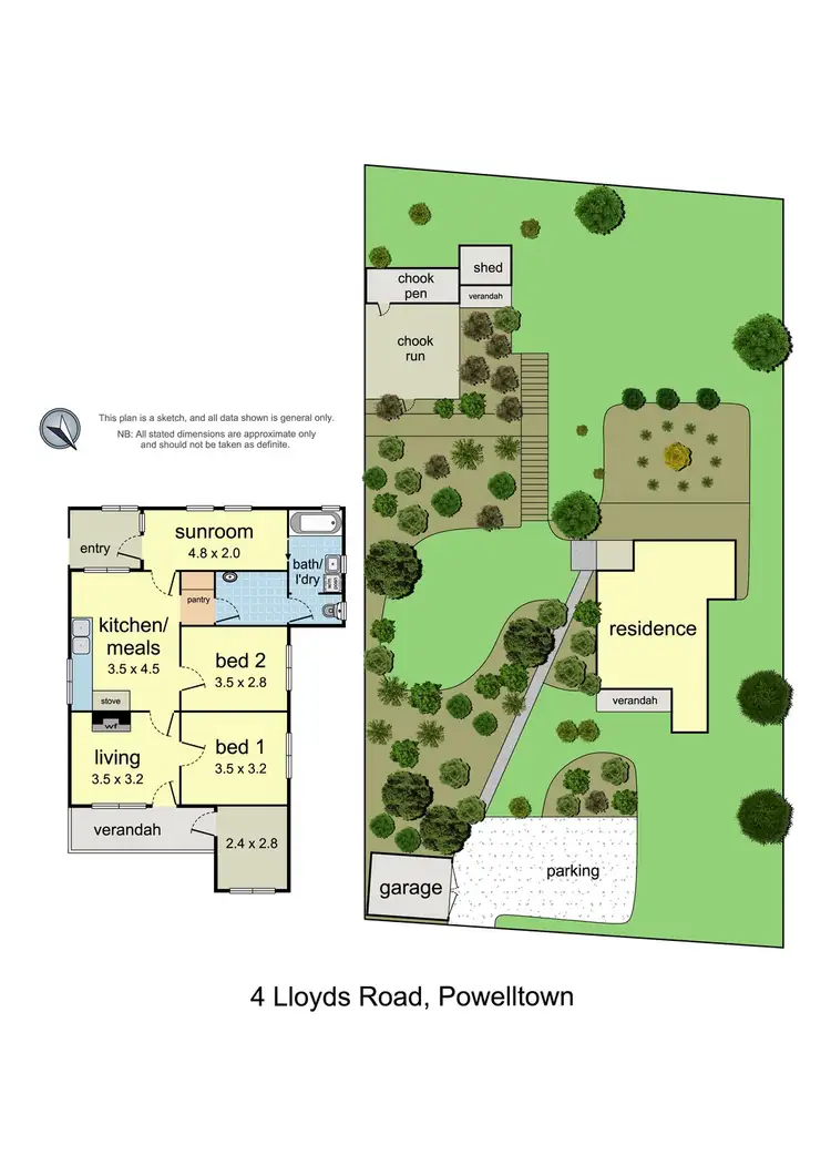 Floorplan of Homely house listing, 4 Lloyds Road, Powelltown VIC 3797