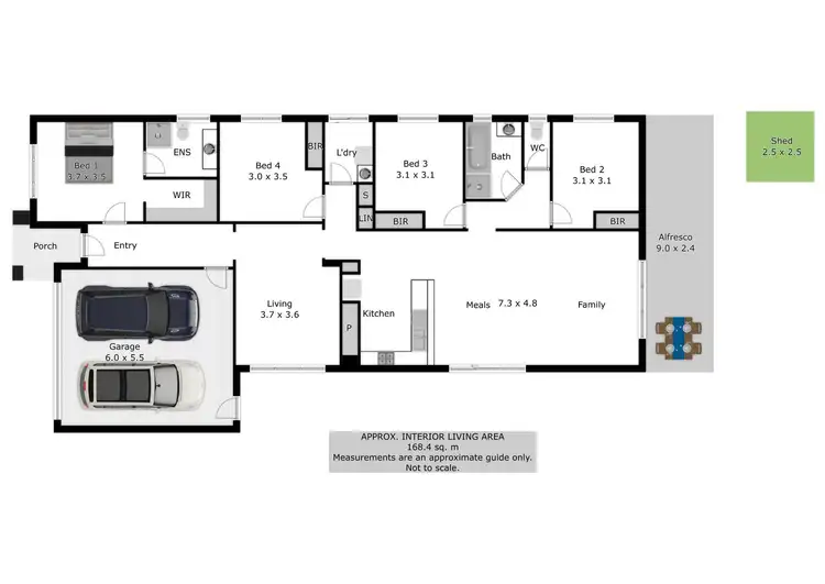 Floorplan of Homely house listing, 11 Inwood Crescent, Wodonga VIC 3690