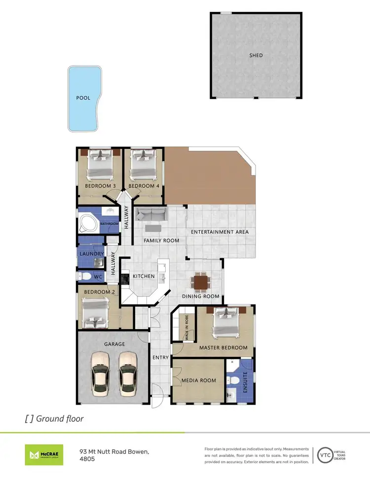 Floorplan of Homely house listing, 93 Mount Nutt Road, Bowen QLD 4805