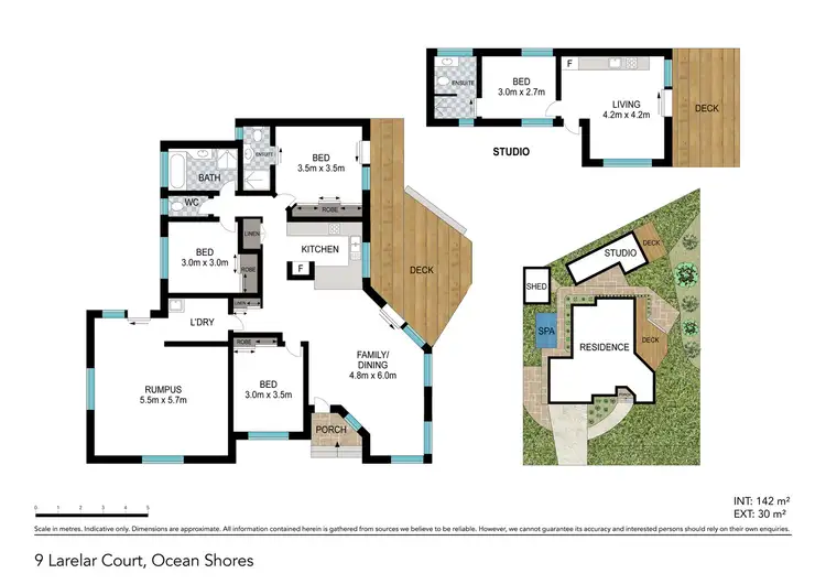Floorplan of Homely house listing, 9 Larelar Court, Ocean Shores NSW 2483