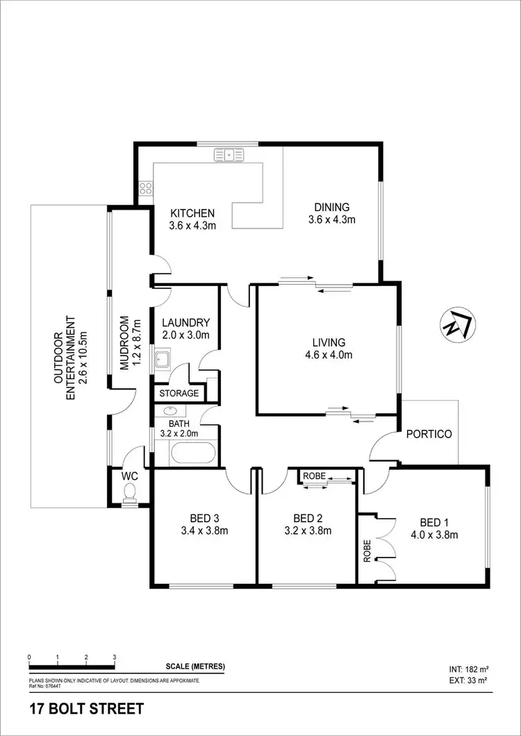 Floorplan of Homely house listing, 17 and 17a Bolt Street, Long Gully VIC 3550