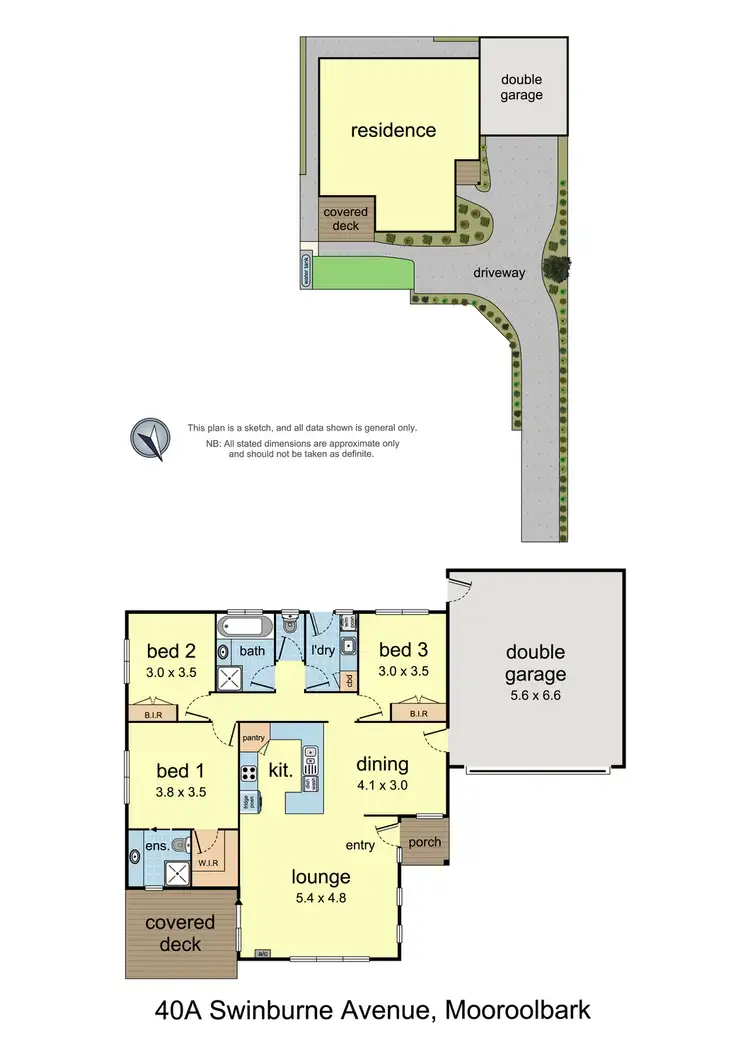 Floorplan of Homely house listing, 40a Swinburne Avenue, Mooroolbark VIC 3138