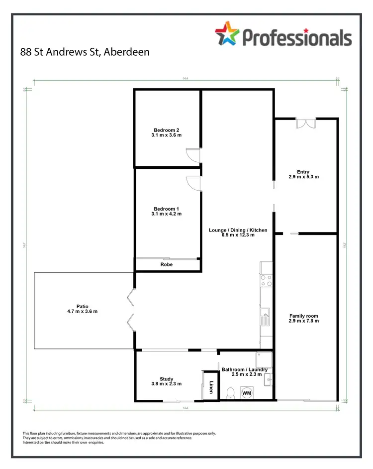 Floorplan of Homely house listing, 88 St. Andrews Street, Aberdeen NSW 2336